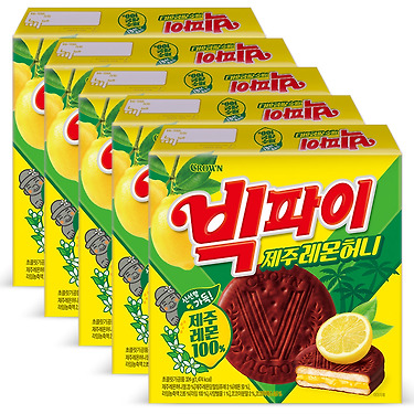 [톡딜]빅파이 제주레몬허니 324g x 4개 18,400원 (무료)