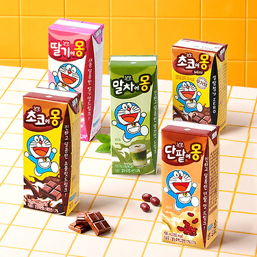 (24개+24개) 에몽 5종 모음전 (초코/딸기/말차/단팥/미니 무가당)