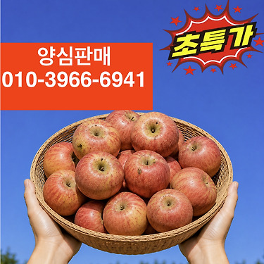 [톡딜]못난이 사과 가정용 흠과 10kg 외원산지: 국내산 경상북도(9,900/무배)