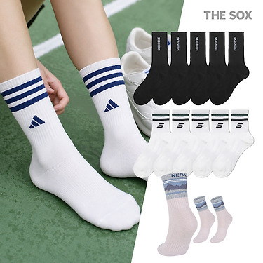 [카카오톡딜][스케쳐스/아디다스/네파 외]캐주얼 및 스포츠 양말/등산양말/니삭스/팔토시 모음전(9,900원/무료)