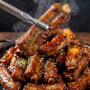 [카카오톡]숯불바베큐쪽갈비 500G x 2팩 (15,900원/무료)