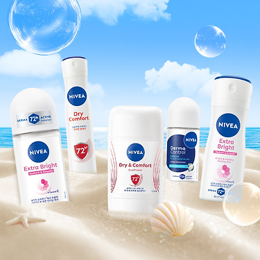 [톡딜] 니베아 데오드란트 더마컨트롤 디펜드 롤온 50ml+스틱 드라이 앤 콤포트 50ml 1+1 (14,900원/무료)