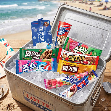 월드콘6개+설레임6개+바류 20개 총 32개