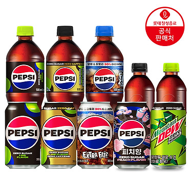 펩시제로라임 210ml 30캔 + 355ml 24캔 21,510원