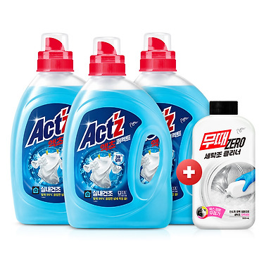 액츠 퍼펙트 세탁세제 2.7L 3개