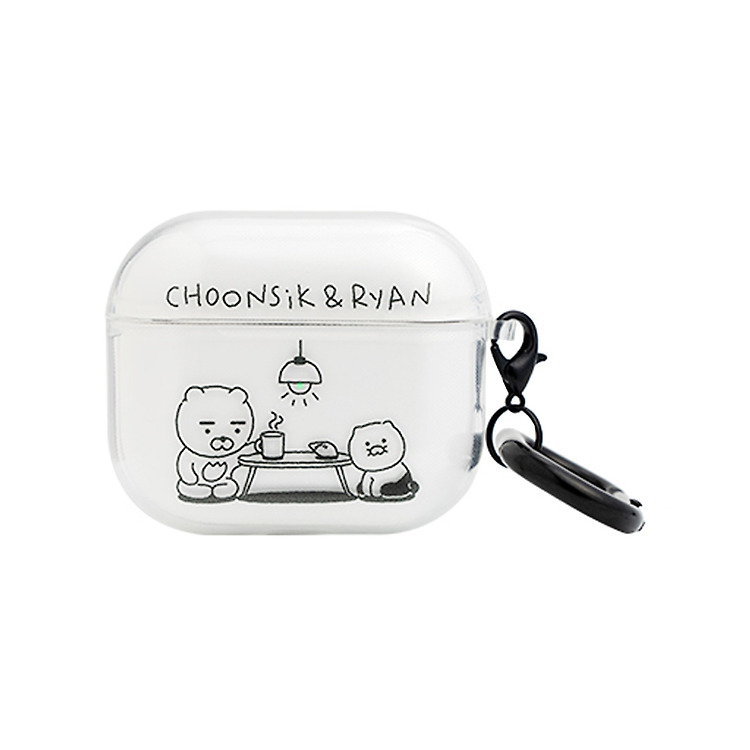 Kakao Friends AirPods 3 Transparent Case Chunsik Ryan