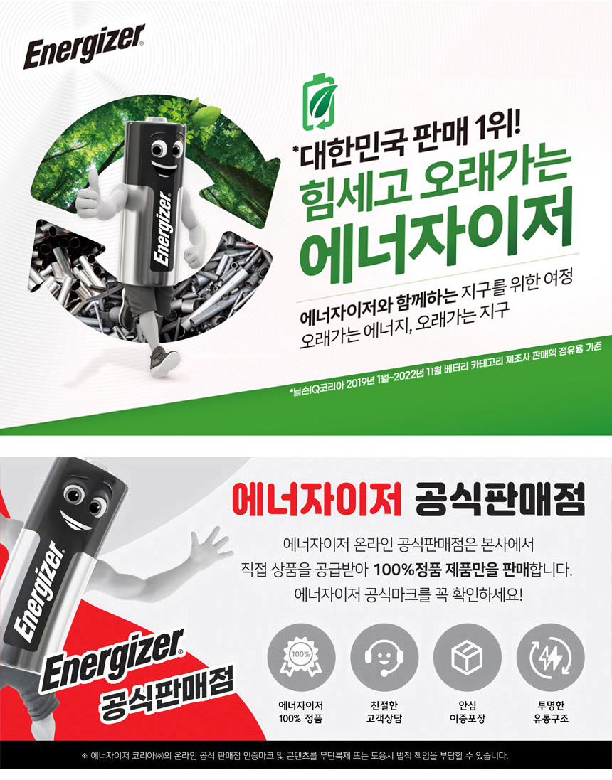 에너자이저 건전지 AA,AAA 알카라인 24알+16알(총40알) 코인건전지,맥스,맥스플러스 | 톡딜