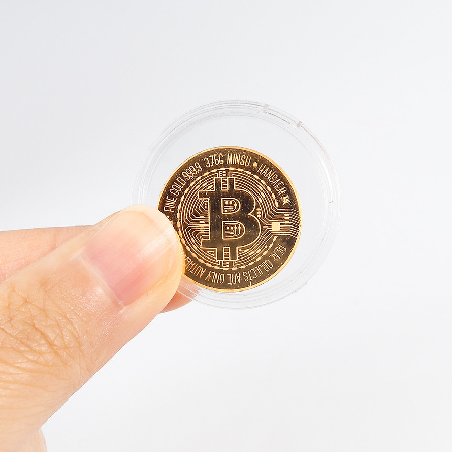 24K 순금 비트코인 골드바 주화 골드 코인 3.75g 선물 금테크 기념품 | 톡딜
