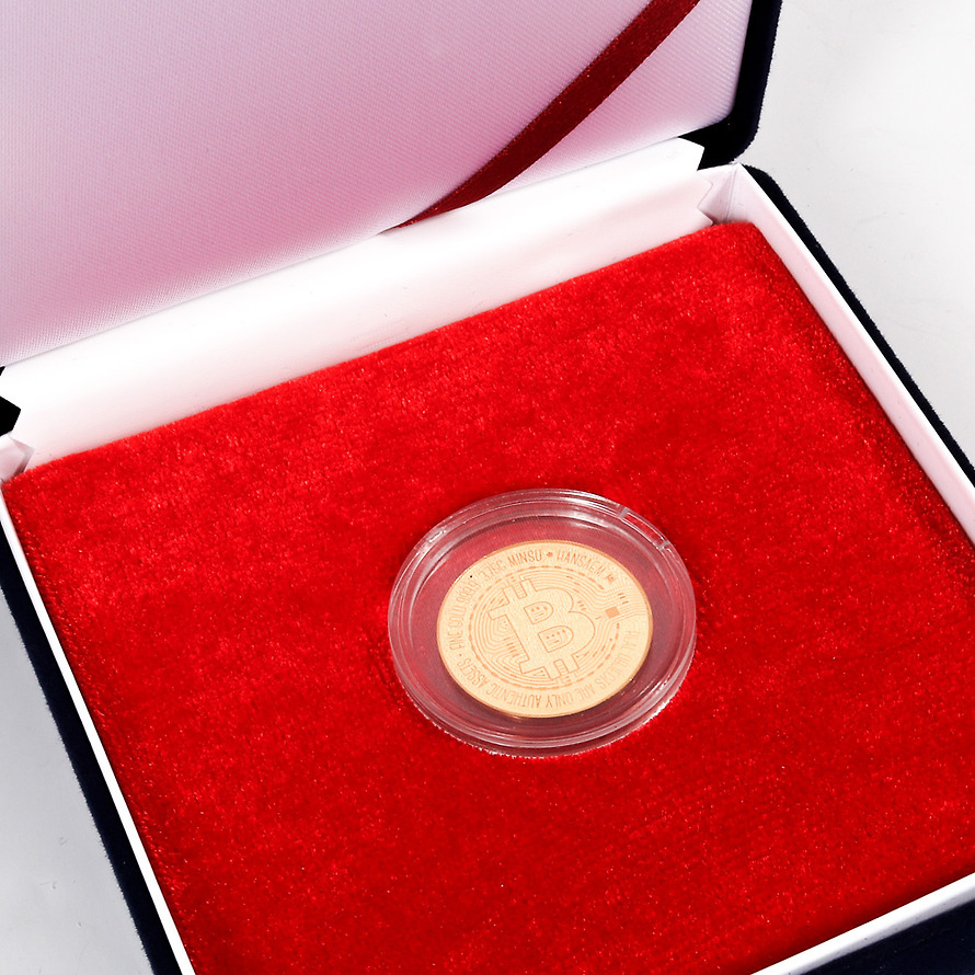 24K 순금 비트코인 골드바 주화 골드 코인 3.75g 선물 금테크 기념품 | 톡딜