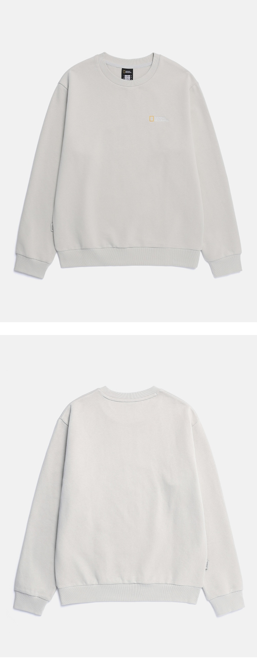 N253USW910 폴하스 스몰로고 맨투맨 L/GREY | 톡딜