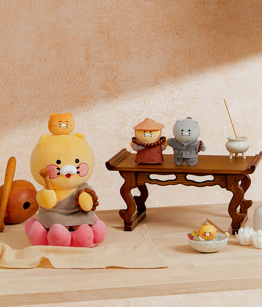 Plush Buddha-Chun Lotus Meditation - Kakao Friends