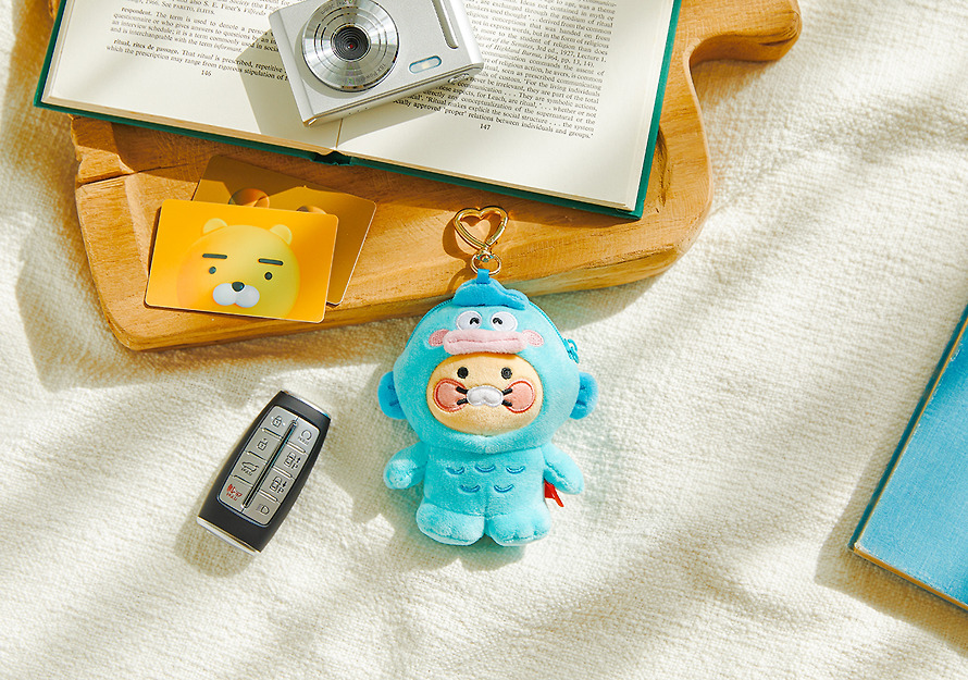 Smart Key Case Hangyodon X Friends Smart Key Chunsik - Kakao Friends