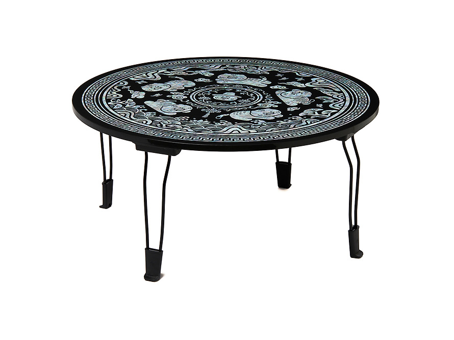 Mother-Of-Pearl Mini Table Yetnal Yetchun Mother-of-pearl Table - Kakao Friends