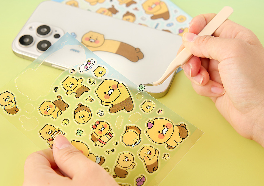 Clear Stickers Deco Clear Chunsik - Kakao Friends