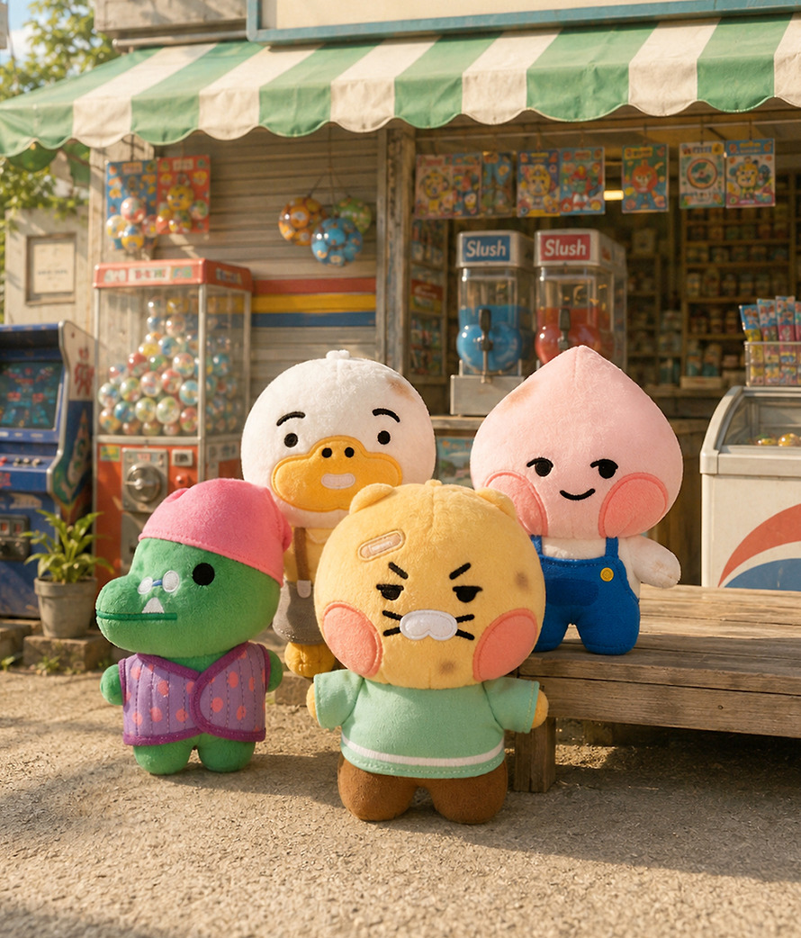 Plush Keychain Frunji Kkojili Chunsik - Kakao Friends