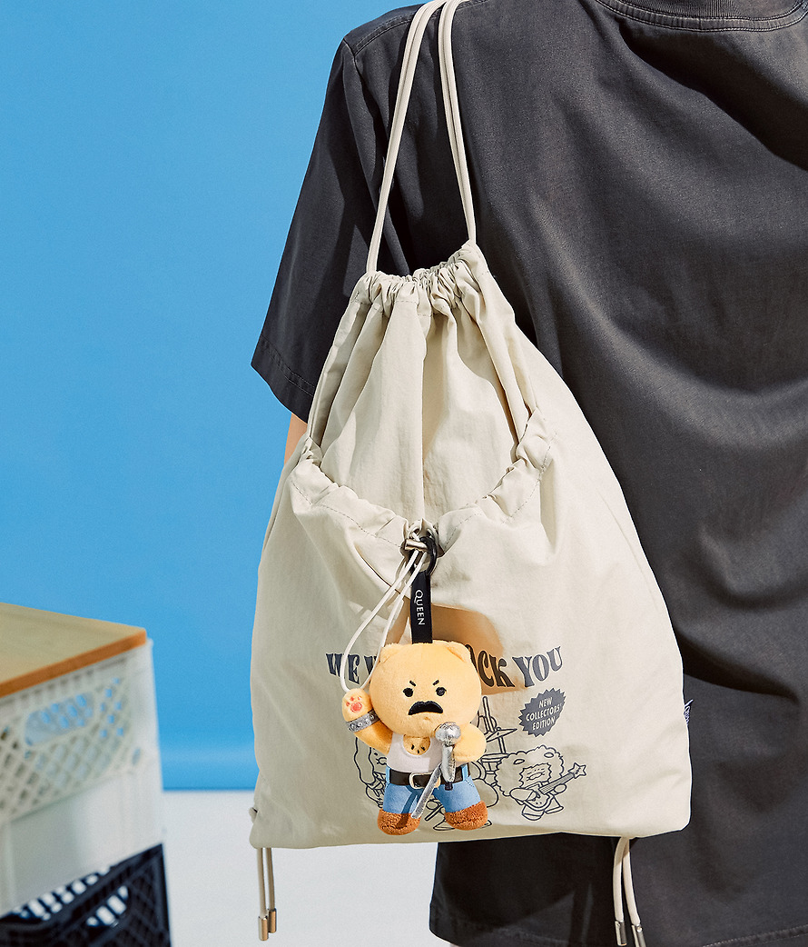 Plush Keychain Queen X Friends Freddie Mercury Chunsik - Kakao Friends