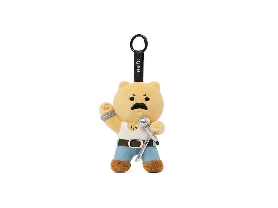 Plush Keychain Queen X Friends Freddie Mercury Chunsik - Kakao Friends
