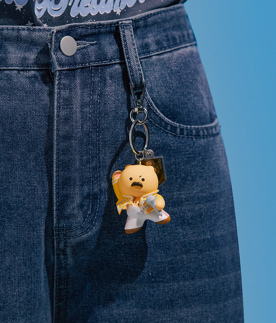 Figure Keychain Queen X Friends Freddie Figure Chunsik - Kakao Friends
