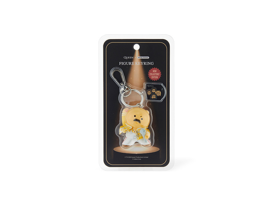 Figure Keychain Queen X Friends Freddie Figure Chunsik - Kakao Friends