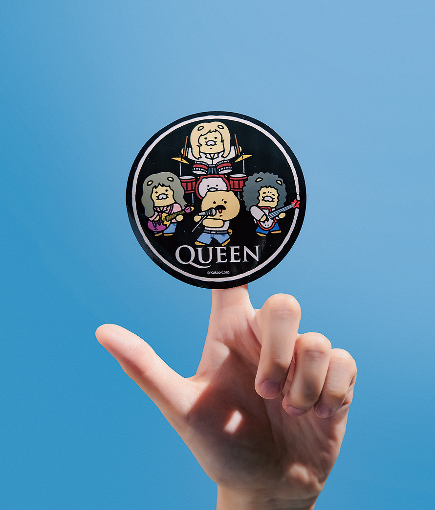 Deco Stickers Queen X Friends Deco Chunsik - Kakao Friends