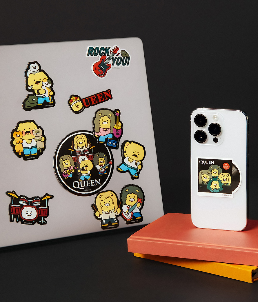 Deco Stickers Queen X Friends Deco Chunsik - Kakao Friends