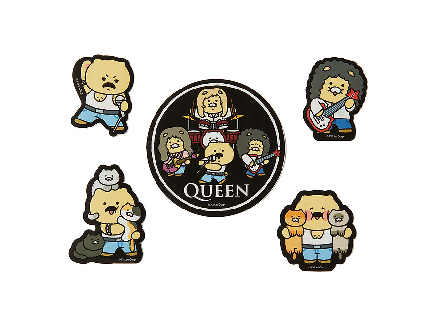 Deco Stickers Queen X Friends Deco Chunsik - Kakao Friends