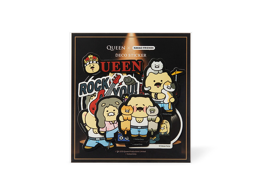 Deco Stickers Queen X Friends Deco Chunsik - Kakao Friends