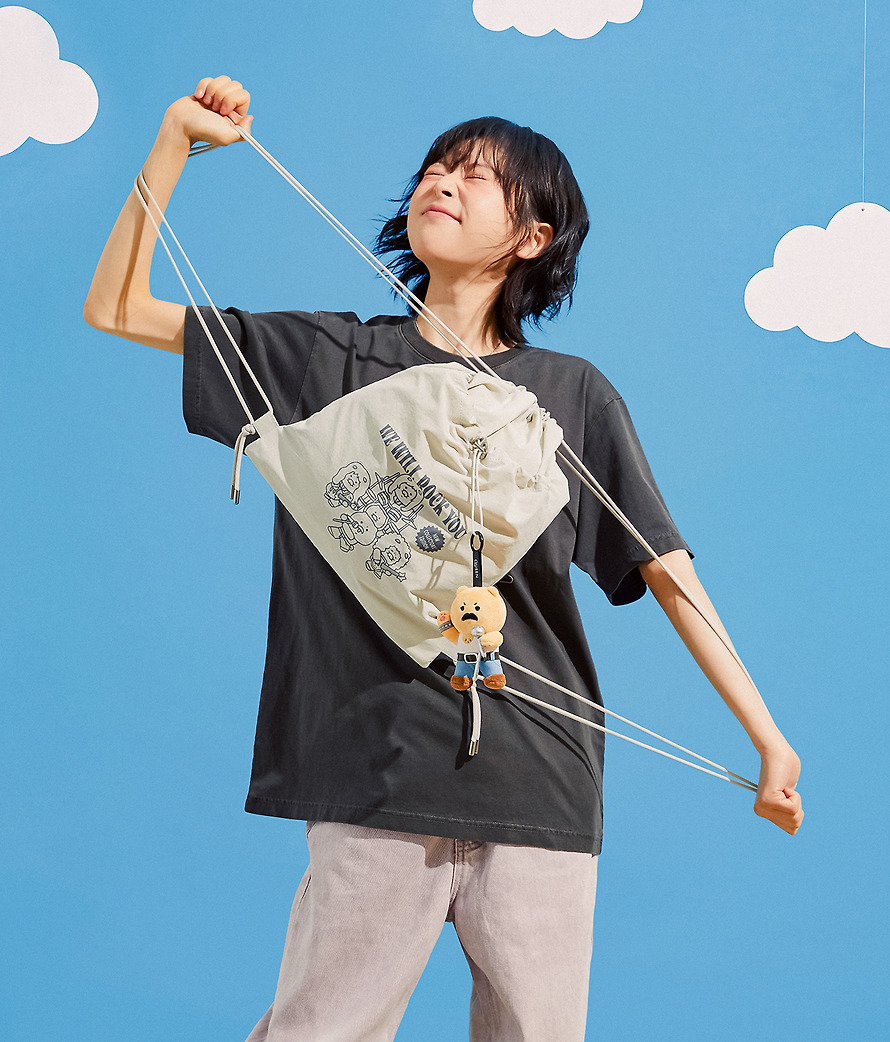 Gym Sack Queen X Friends Rock Gym Sack Chunsik - Kakao Friends