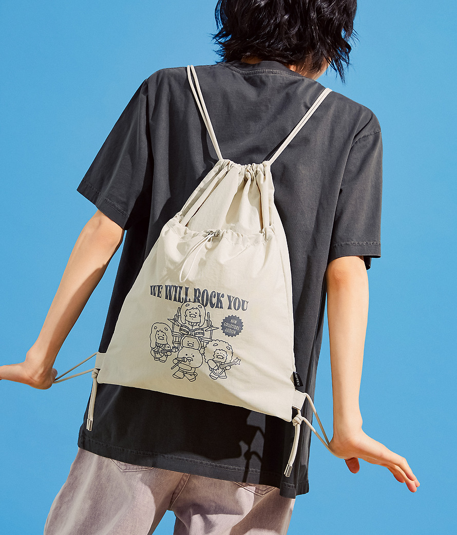 Gym Sack Queen X Friends Rock Gym Sack Chunsik - Kakao Friends