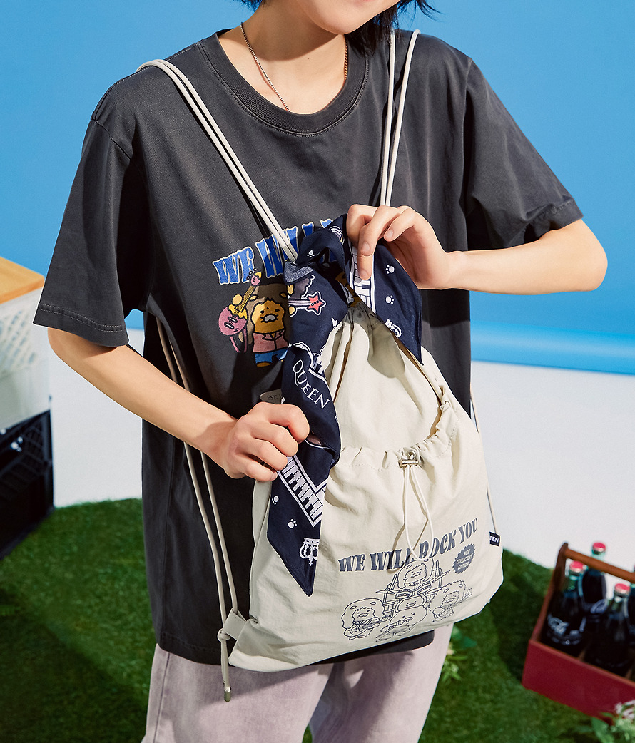 Gym Sack Queen X Friends Rock Gym Sack Chunsik - Kakao Friends