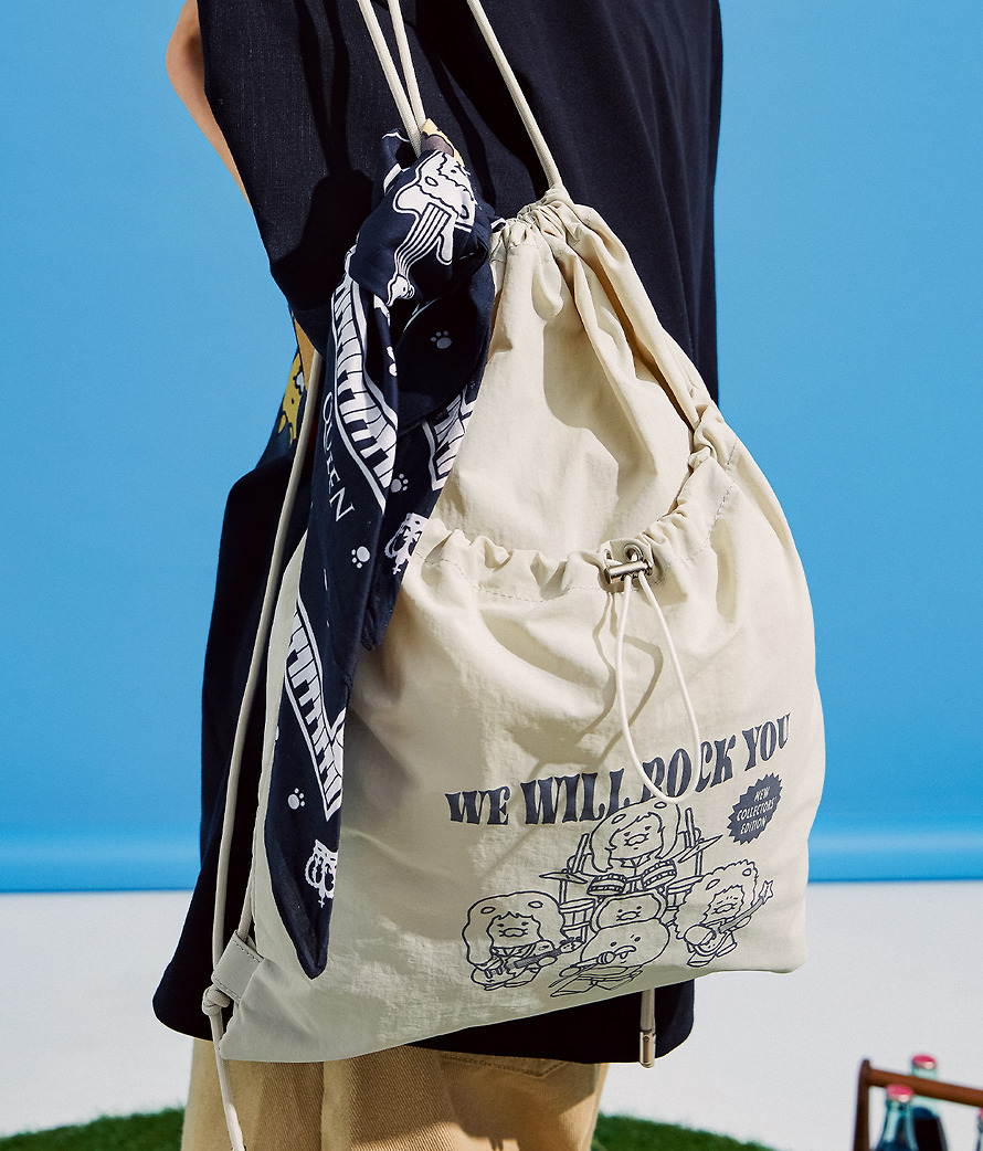 Gym Sack Queen X Friends Rock Gym Sack Chunsik - Kakao Friends