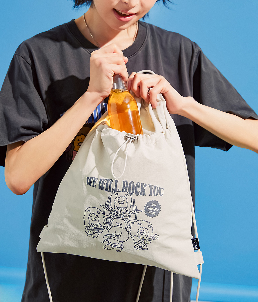 Gym Sack Queen X Friends Rock Gym Sack Chunsik - Kakao Friends