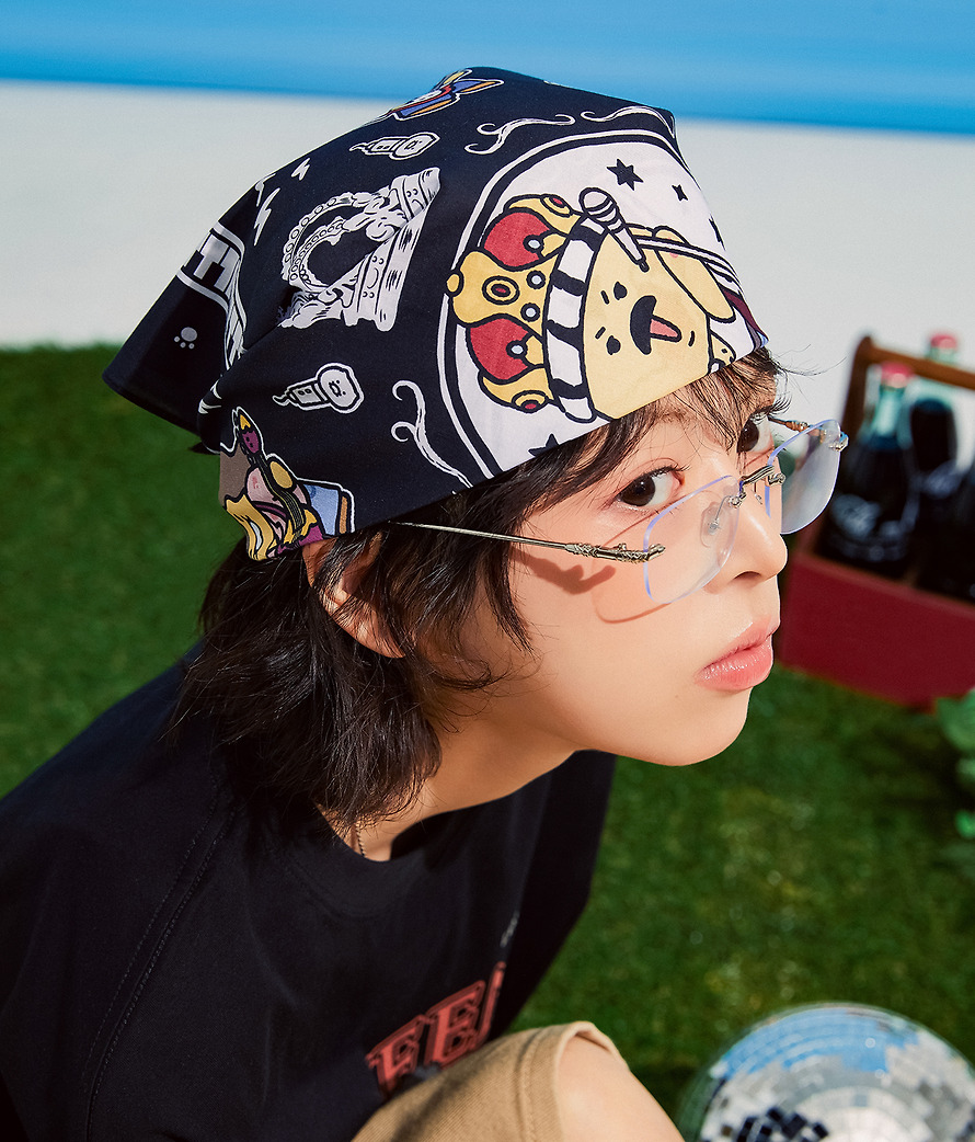 Bandana Queen X Friends Bandana Chunsik - Kakao Friends