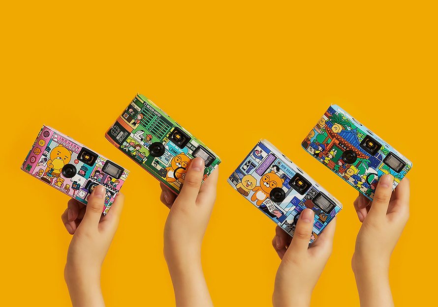 Disposable Camera Platform of Emotions Happiness - Kakao Friends