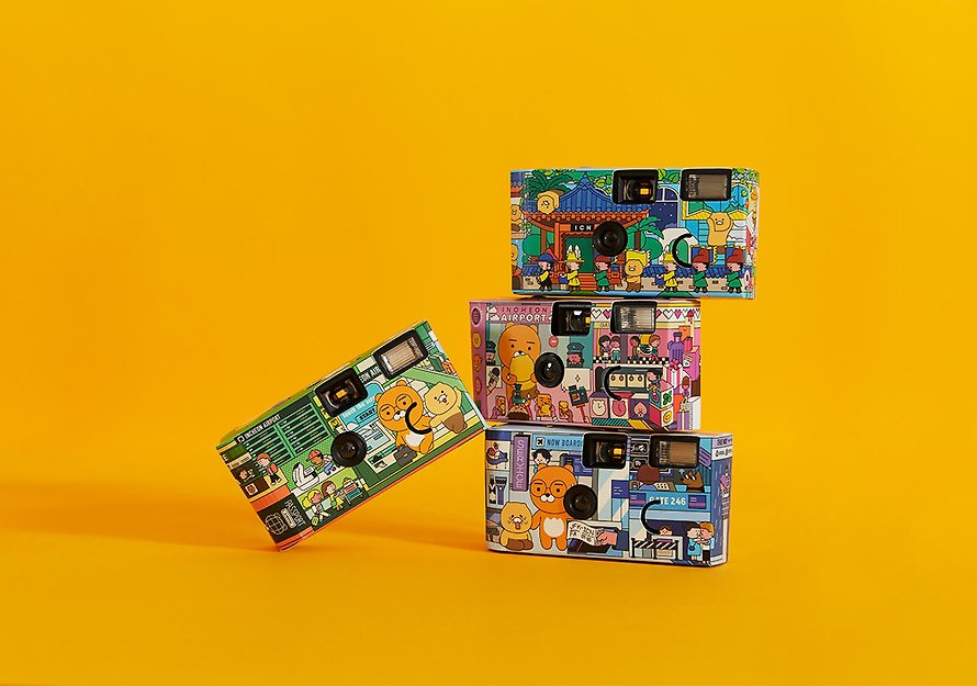 Disposable Camera Platform of Emotions Happiness - Kakao Friends