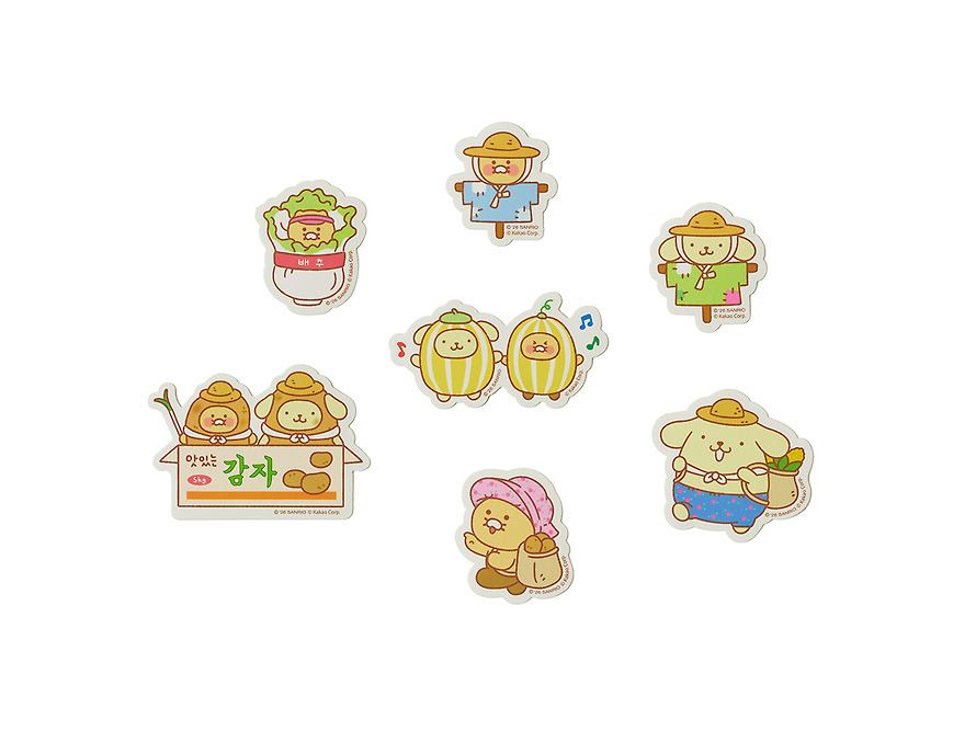 Deco Stickers Pompompurin X Friends Deco - Kakao Friends