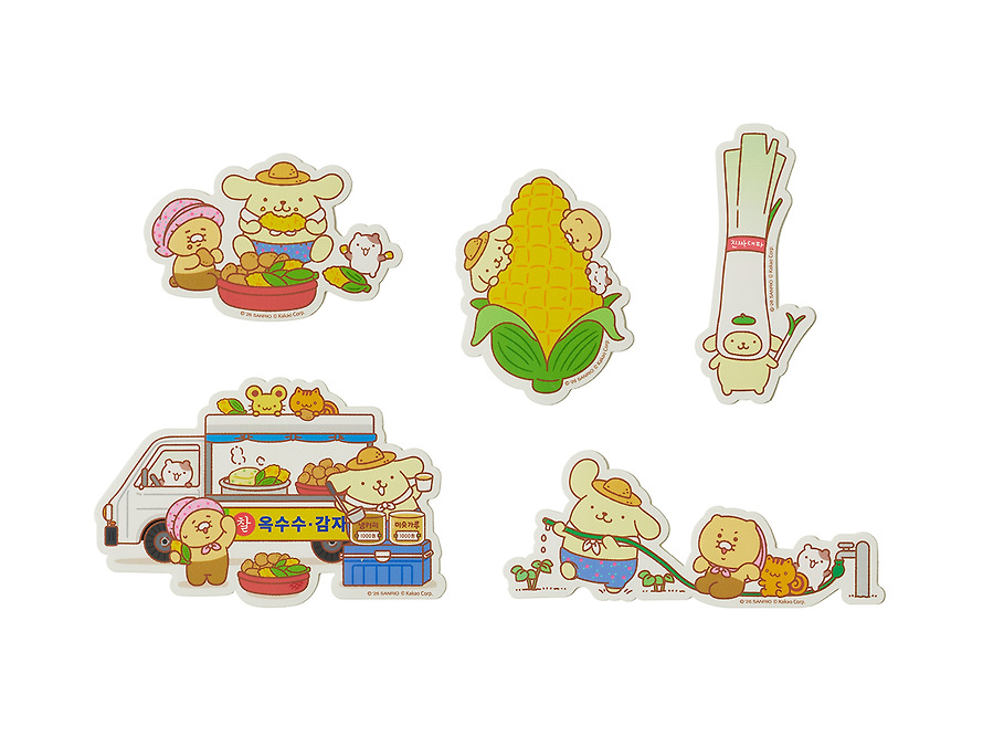 Deco Stickers Pompompurin X Friends Deco - Kakao Friends