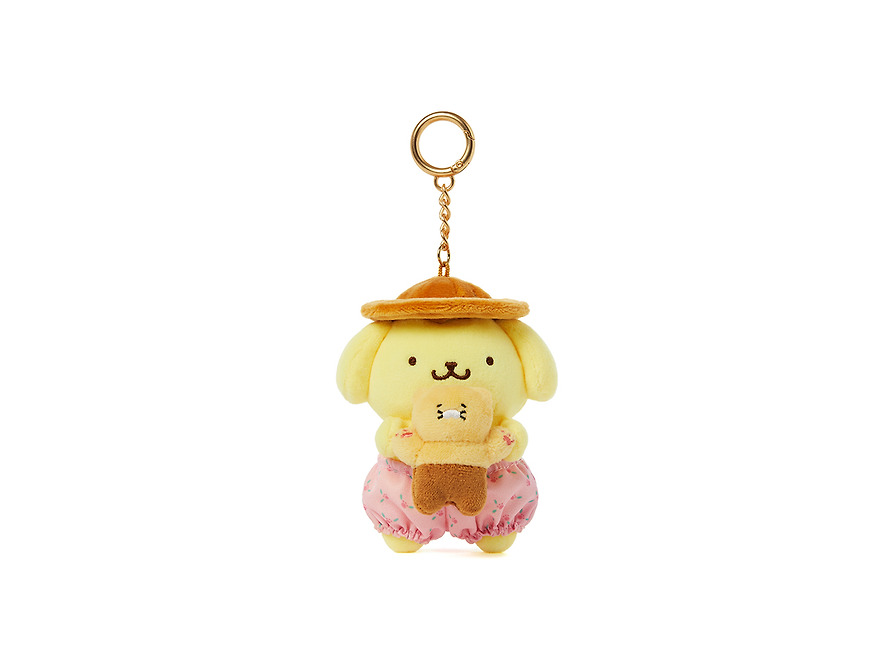 Plush Keychain Pompompurin X Friends Pompompurin - Kakao Friends