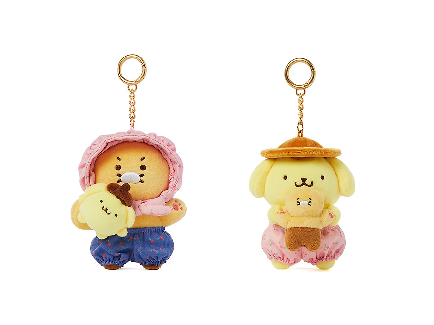 Plush Keychain Pompompurin X Friends Pompompurin - Kakao Friends