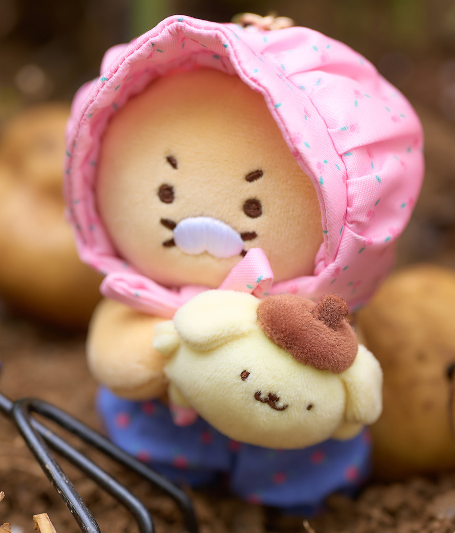 Plush Keychain Pompompurin X Friends Chunsik - Kakao Friends