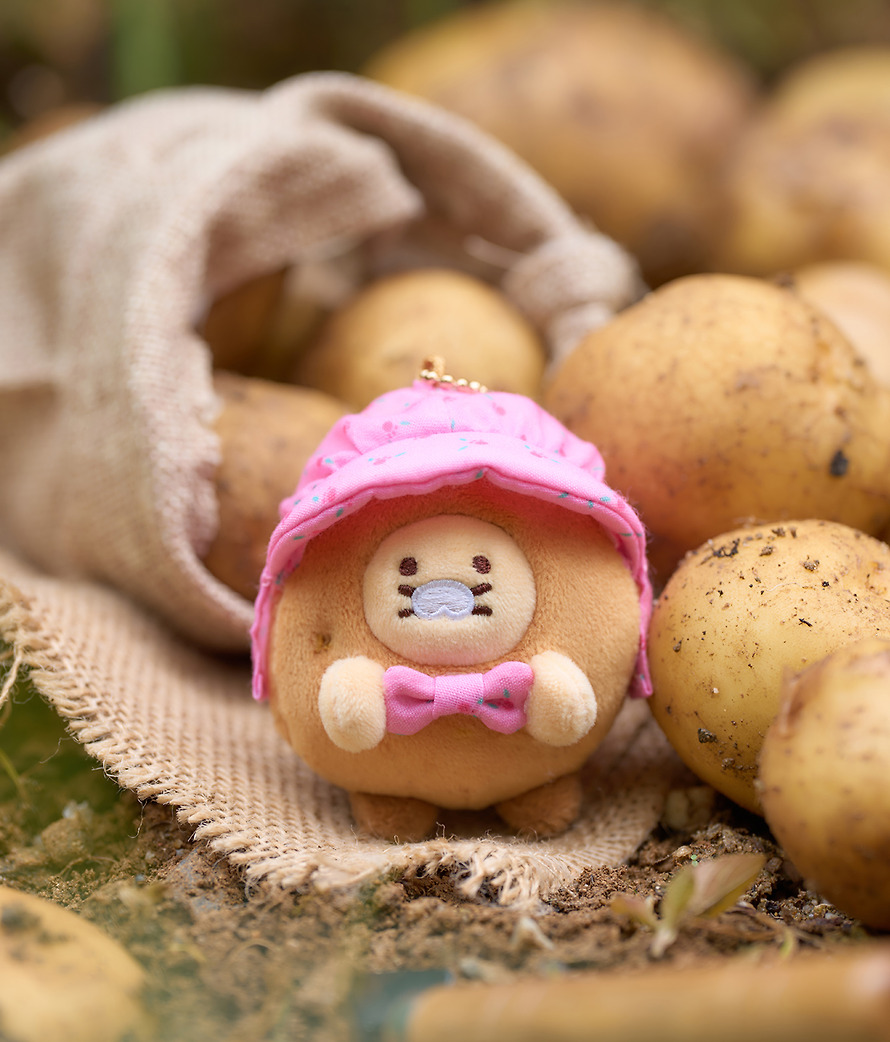 Plush Keychain Set Pompompurin X Friends Potato Set - Kakao Friends