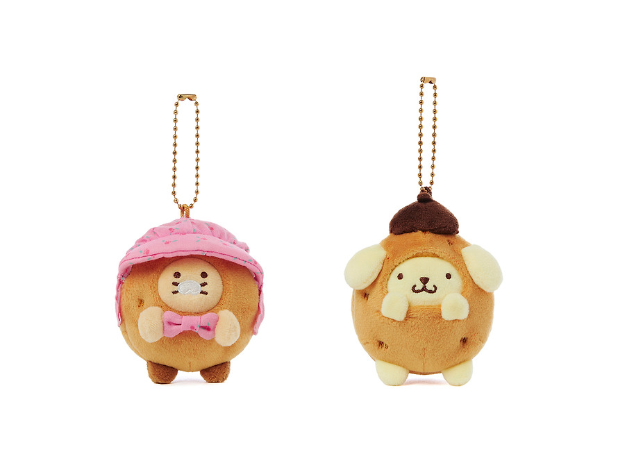 Plush Keychain Set Pompompurin X Friends Potato Set - Kakao Friends