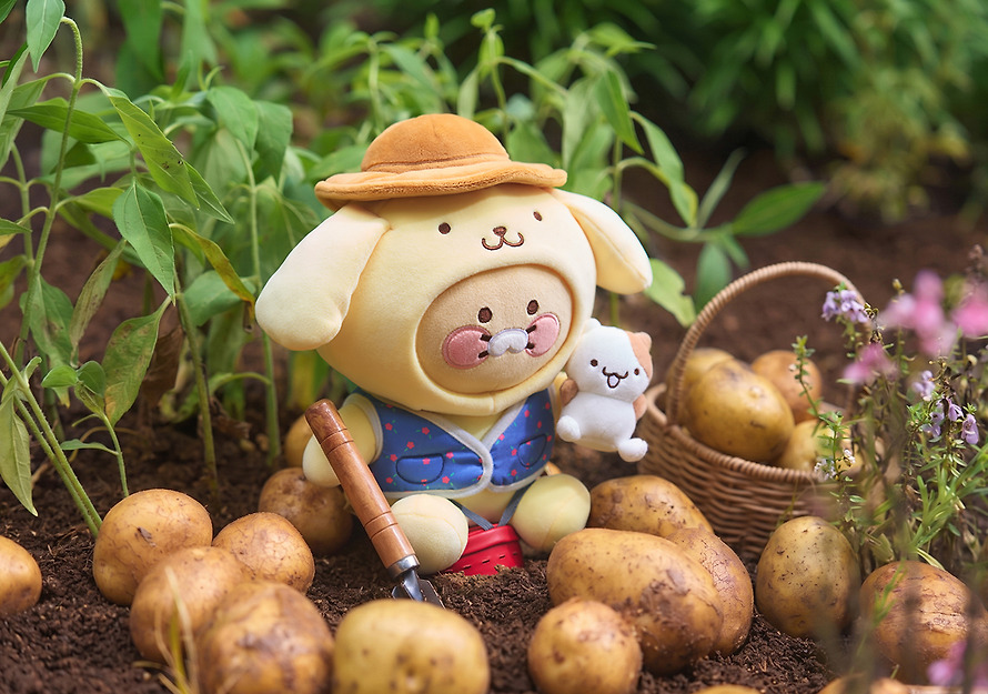 Medium Plush Pompompurin X Friends Medium Chunsik - Kakao Friends