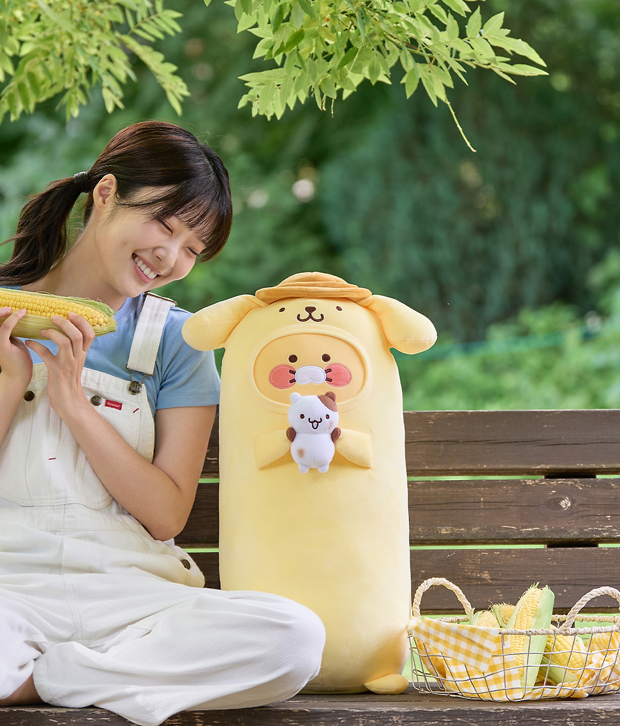 Long Pillow Plush Pompompurin X Friends Long Pillow - Kakao Friends