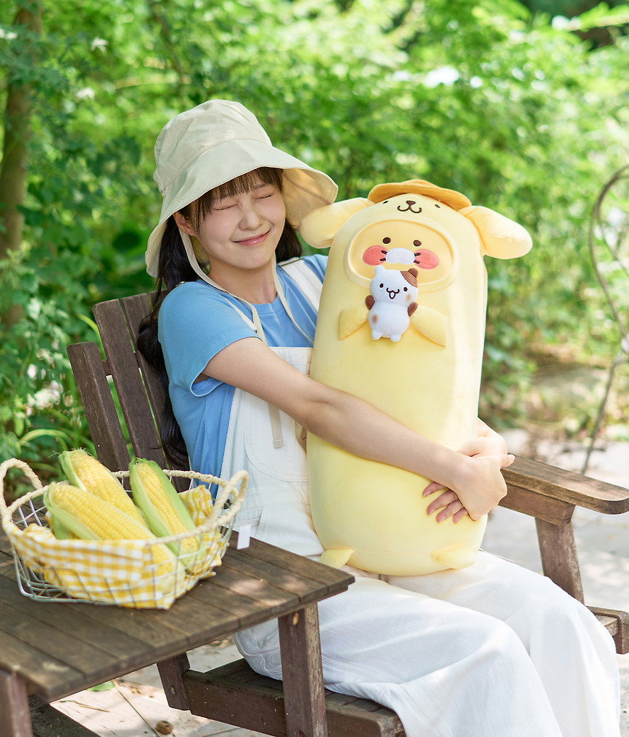 Long Pillow Plush Pompompurin X Friends Long Pillow - Kakao Friends