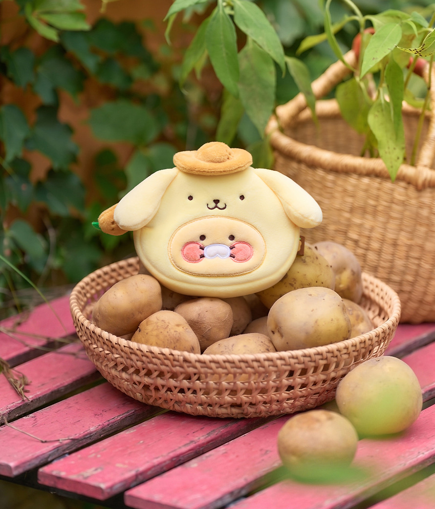 Face Plush Pouch Pompompurin X Friends Face Pouch - Kakao Friends