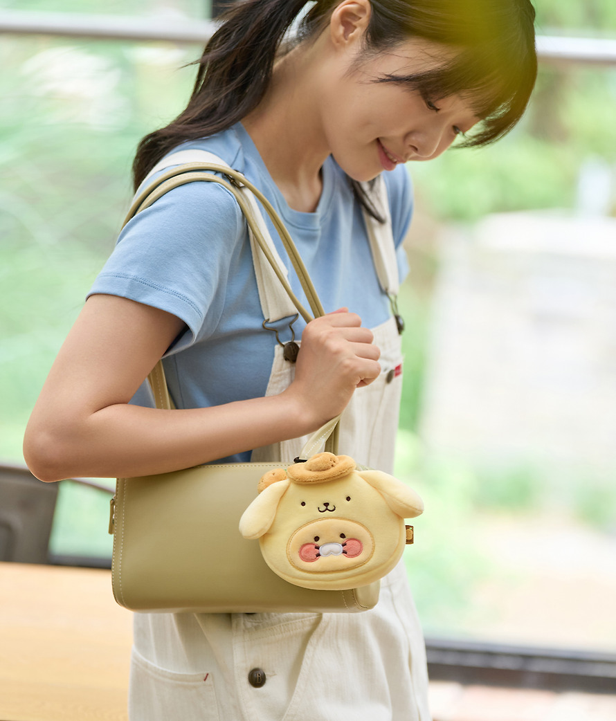 Face Plush Pouch Pompompurin X Friends Face Pouch - Kakao Friends