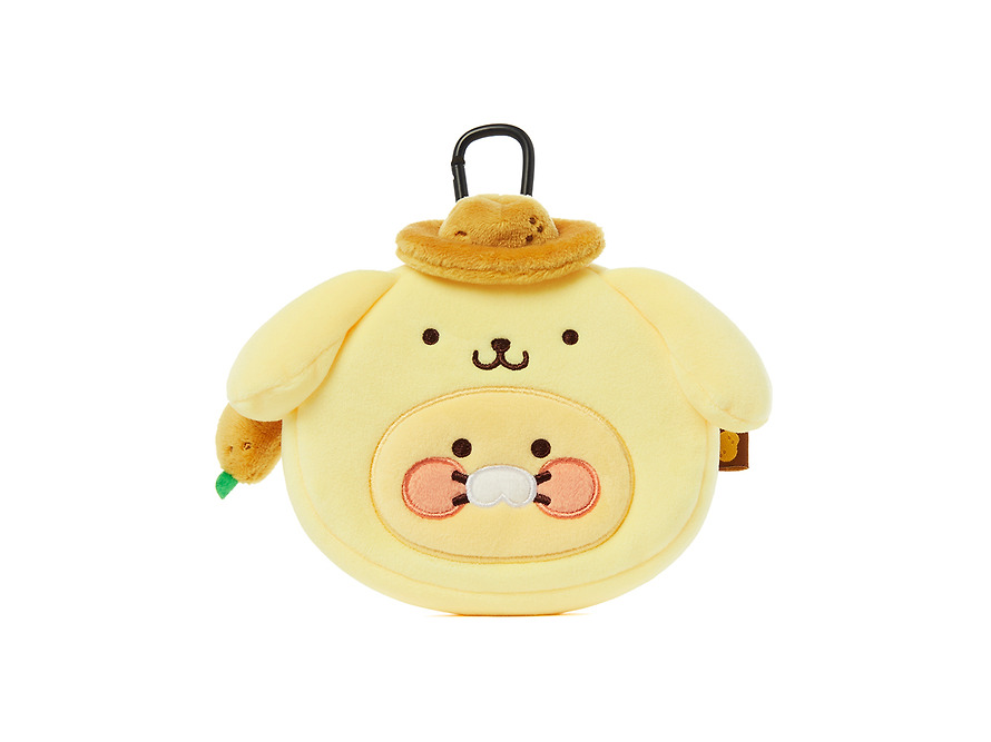 Face Plush Pouch Pompompurin X Friends Face Pouch - Kakao Friends