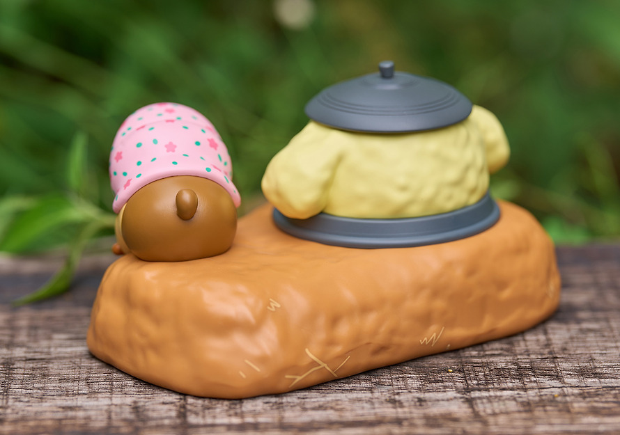 Figurine Pompompurin X Friends Kongbap Scene - Kakao Friends
