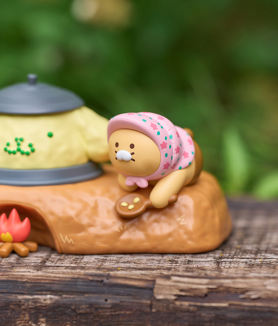 Figurine Pompompurin X Friends Kongbap Scene - Kakao Friends